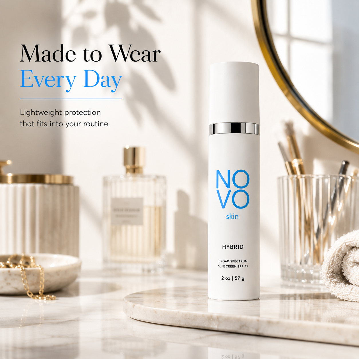 HYBRID Non-tinted SPF 45 Sunscreen